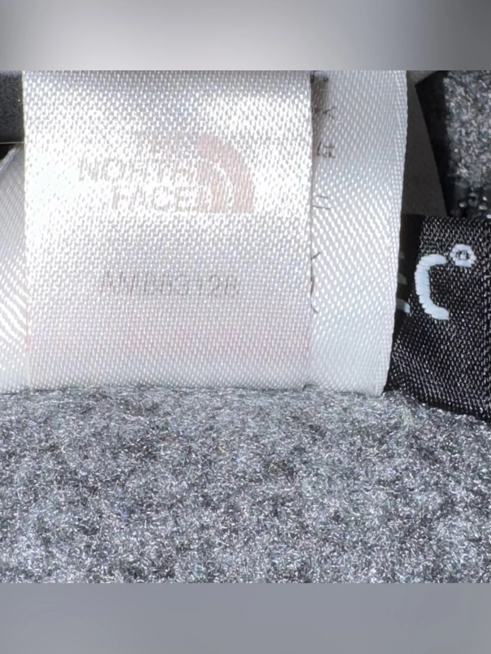 The North Face Kids Gray and Black Denali Fleece
